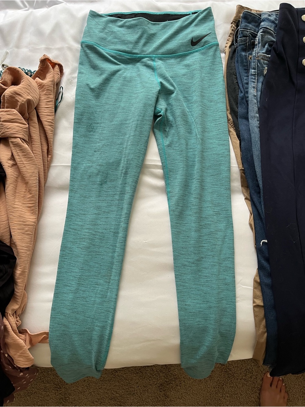 Nike Teal Athletic Leggings
